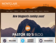 Tablet Screenshot of montclairchurch.net